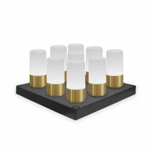 Newgarden lampe de table LED rechargeable Maia couleur laiton IP54 RGBW^ Lampes Décoratives