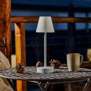 Newgarden Lola Slim lampe à poser LED, blanc^ Lampes Décoratives