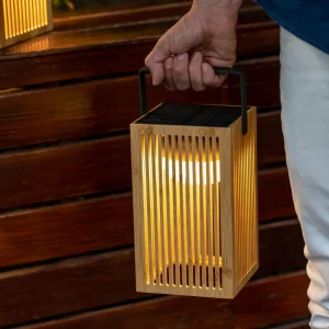Newgarden Okinawa lampe table solaire LED bambou^ Lampes Décoratives