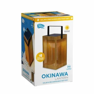 Newgarden Okinawa lampe table solaire LED bambou^ Lampes Décoratives