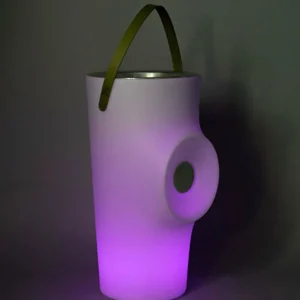 Newgarden Rafraîchisseur de bouteille Woody avec haut-parleur^ Lampes Décoratives