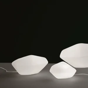 Oluce Stones lampe décorative, longueur 27 cm^ Lampes Décoratives