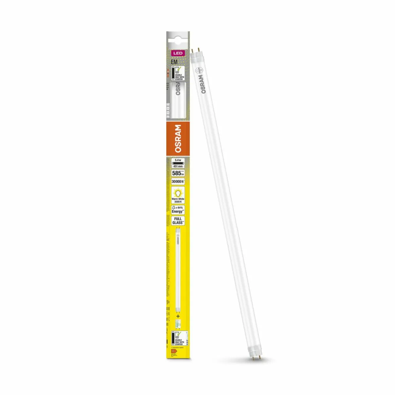 osram_substitube_led_g_t_em_cm_w_k_0-14.webp OSRAM SubstiTUBE LED G13 T8 EM 43,8cm 5,4W 3 000K^ Tubes Fluorescents