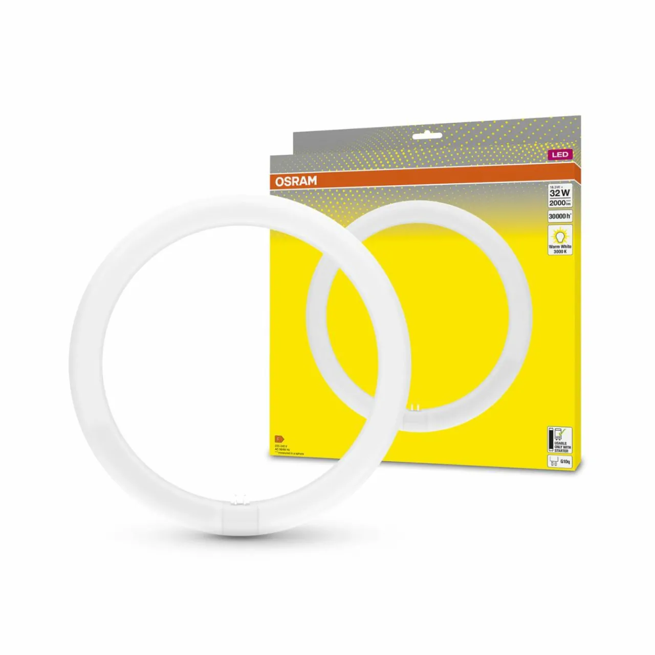 osram_substitube_led_gq_t_c_em_w_cm__1-4.webp OSRAM SubstiTUBE LED G10q T9 C32 EM 18,3W 30cm 830^ Tubes Fluorescents