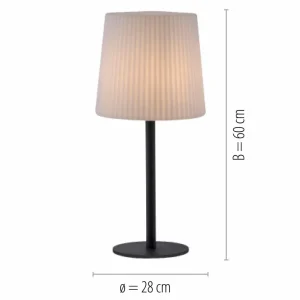 Paul Neuhaus lampe à poser d'extérieur Falter, IP65, hauteur 60 cm^ Lampes Décoratives