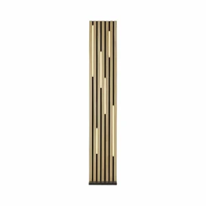 Q-Smart-Home Paul Neuhaus Lampe sur pied LED intelligente Q-Akustik bois hauteur 162 cm^ Lampadaires Connectés