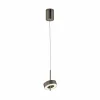 Q-Smart-Home Paul Neuhaus Suspension LED intelligente Q-Rotate brun foncé Ø14cm^ Suspensions Connectées