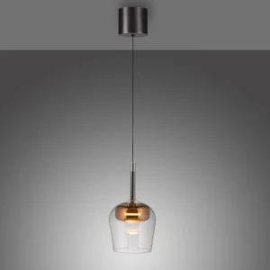 Q-Smart-Home Paul Neuhaus Suspension Smart LED Q-Kon cuivré Ø 21 cm^ Suspensions Connectées