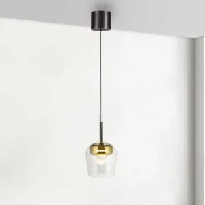 Q-Smart-Home Paul Neuhaus Suspension Smart LED Q-Kon doré Ø 21 cm^ Suspensions Connectées