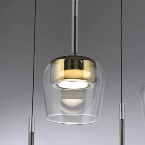 Q-Smart-Home Paul Neuhaus Suspension Smart LED Q-Kon doré Ø 21 cm^ Suspensions Connectées