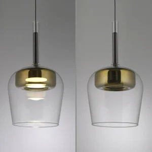 Q-Smart-Home Paul Neuhaus Suspension Smart LED Q-Kon doré Ø 21 cm^ Suspensions Connectées
