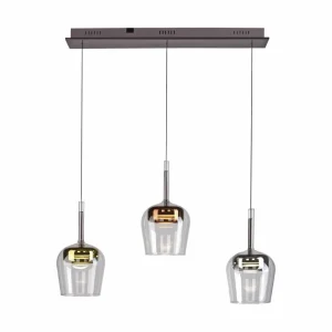 Q-Smart-Home Paul Neuhaus Suspension Smart LED Q-Kon multicolore à 3 lampes^ Suspensions Connectées