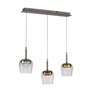 Q-Smart-Home Paul Neuhaus Suspension Smart LED Q-Kon multicolore à 3 lampes^ Suspensions Connectées