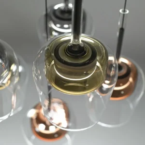 Q-Smart-Home Paul Neuhaus Suspension Smart LED Q-Kon multicolore à 6 lampes^ Suspensions Connectées