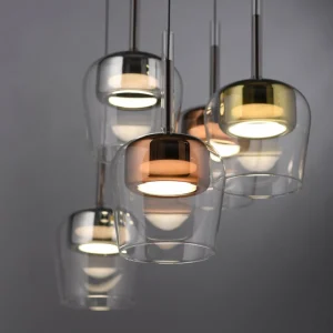 Q-Smart-Home Paul Neuhaus Suspension Smart LED Q-Kon multicolore à 5 lampes^ Suspensions Connectées