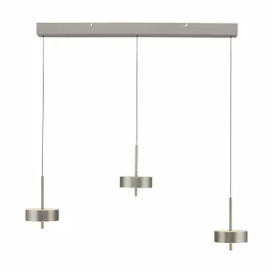 Q-Smart-Home Paul Neuhaus Suspension Smart LED Q-Rotate, aluminium 3 lampes^ Suspensions Connectées