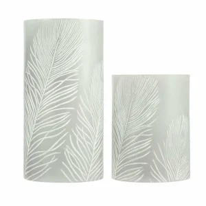 Pauleen Cosy Feather Candle 2 bougies LED^ Lumière De Noël