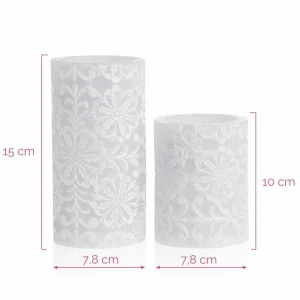 Pauleen Little Lilac Candle 2 bougies LED^ Lumière De Noël