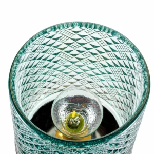 Pauleen Modern Glamour LED E27 turquoise/laiton^ Lampes Décoratives