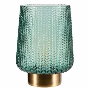 Pauleen Pretty Glamour E27-LED turquoise/laiton^ Lampes Décoratives