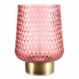 Pauleen Rose Glamour LED E27 pile pied métal^ Lampes Décoratives