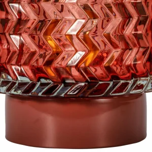 Pauleen Sweet Glamour LED E14 batterie rouge métal^ Lampes Décoratives