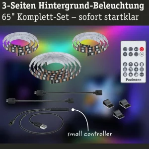 Paulmann EntertainLED Ruban LED RVB Set TV 65 pouces^ Lampes Décoratives