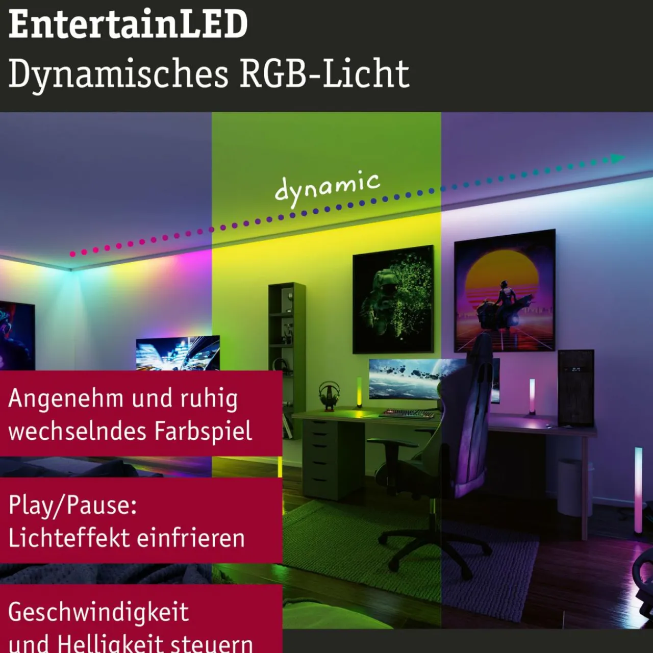paulmann_entertainled_rubans_led_rvb_set_m_3.webp Paulmann EntertainLED Rubans LED, RVB, Set, 3m^ Lampes Décoratives