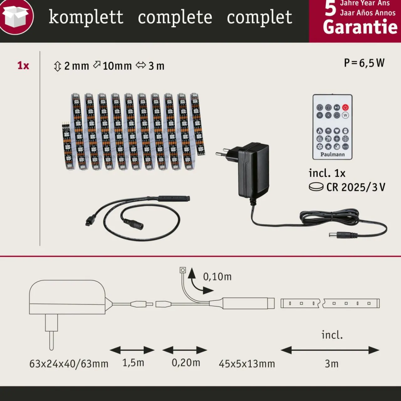paulmann_entertainled_rubans_led_rvb_set_m_6.webp Paulmann EntertainLED Rubans LED, RVB, Set, 3m^ Lampes Décoratives