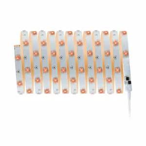 Paulmann Kit ruban LED TIP, 5 m, blanc, plastique, RVB^ Lampes Décoratives