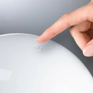 Paulmann Lampe à poser LED rechargeable Onzo, blanc, plastique, IP44^ Lampes Décoratives