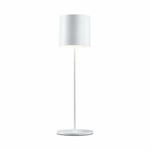 Paulmann Lampe à poser LED rechargeable Tuni, blanc, plastique, IP44^ Lampes Décoratives