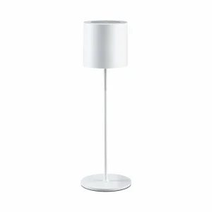 Paulmann Lampe à poser LED rechargeable Tuni, blanc, plastique, IP44^ Lampes Décoratives