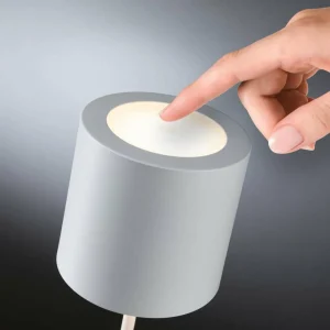 Paulmann Lampe à poser LED rechargeable Tuni, blanc, plastique, IP44^ Lampes Décoratives