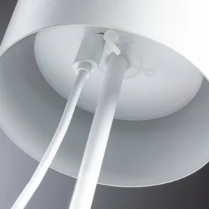 Paulmann Lampe à poser LED rechargeable Tuni, blanc, plastique, IP44^ Lampes Décoratives
