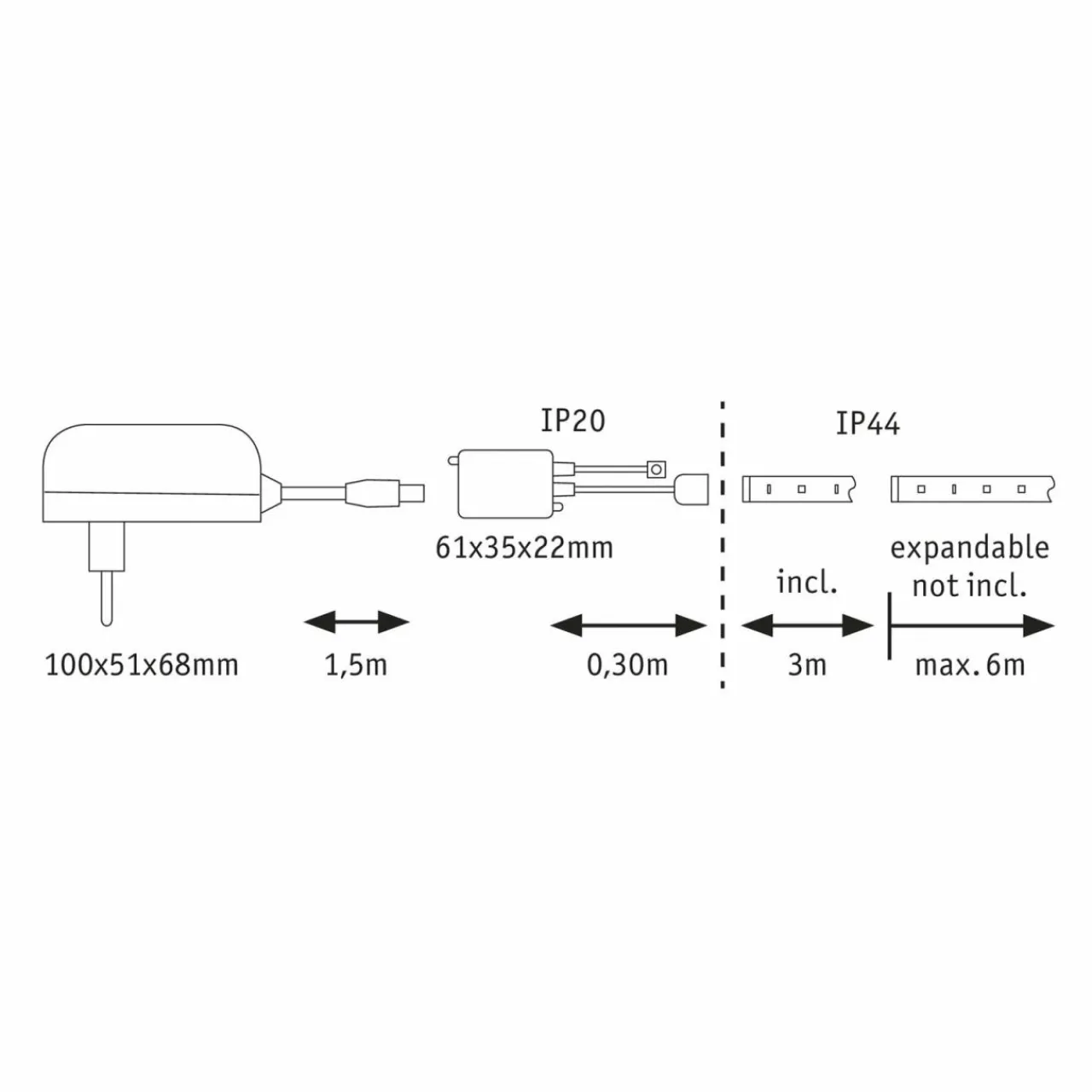 paulmann_maxled__set_de_base_ip_rgbw_m_6.webp Paulmann MaxLED 250 set de base IP44 RGBW 3 m^ Lampes Décoratives