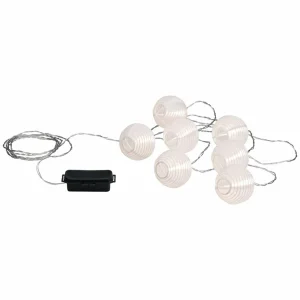 Paulmann Mobile Lampion guirlande 7 l. blanc^ Lampes Décoratives