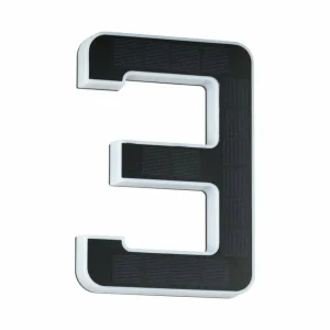 Paulmann numéro de maison solaire LED 3^ Boîtes Aux Lettres