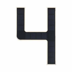 Paulmann numéro de maison solaire LED 4^ Boîtes Aux Lettres