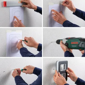 Paulmann numéro de maison solaire LED 9^ Boîtes Aux Lettres