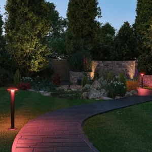 Paulmann Plug & Shine Borne lumineuse LED Plate, RGBW, ZigBee^ Éclairage Extérieur Connecté