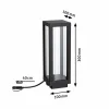 Paulmann Plug & Shine luminaire pour socle LED Classic Lantern RGBW^ Éclairage Extérieur Connecté