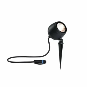 Paulmann Plug & Shine spot LED Kikolo, 3.000 K, 60°, aluminium^ Projecteurs D'Extérieur