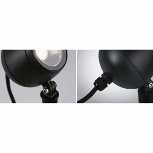 Paulmann Plug & Shine spot LED Kikolo, 3.000 K, 60°, aluminium^ Projecteurs D'Extérieur