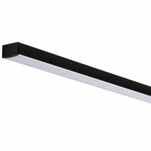 Paulmann Square profil, noir, diffuseur blanc, 1 m^ Lampes Décoratives
