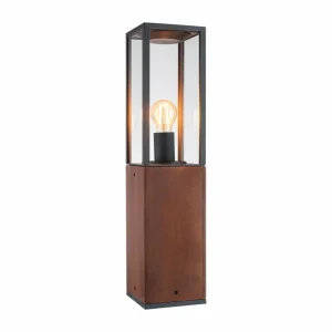 Paulmann Timba luminaire pour socle avec bois, hauteur 60 cm^ Potelets Extérieurs