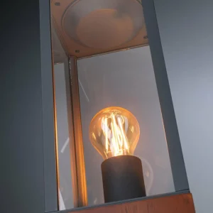Paulmann Timba luminaire pour socle avec bois, hauteur 60 cm^ Potelets Extérieurs