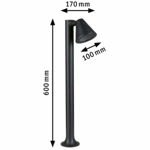 Paulmann Trian borne lumineuse GU10 orientable^ Bornes Éclairage Extérieur
