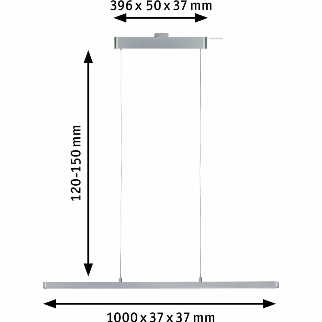 paulmann_urail_lento_led_zigbee_cct_chrome_6.webp Paulmann URail Lento LED ZigBee CCT chromée^ Suspensions Connectées