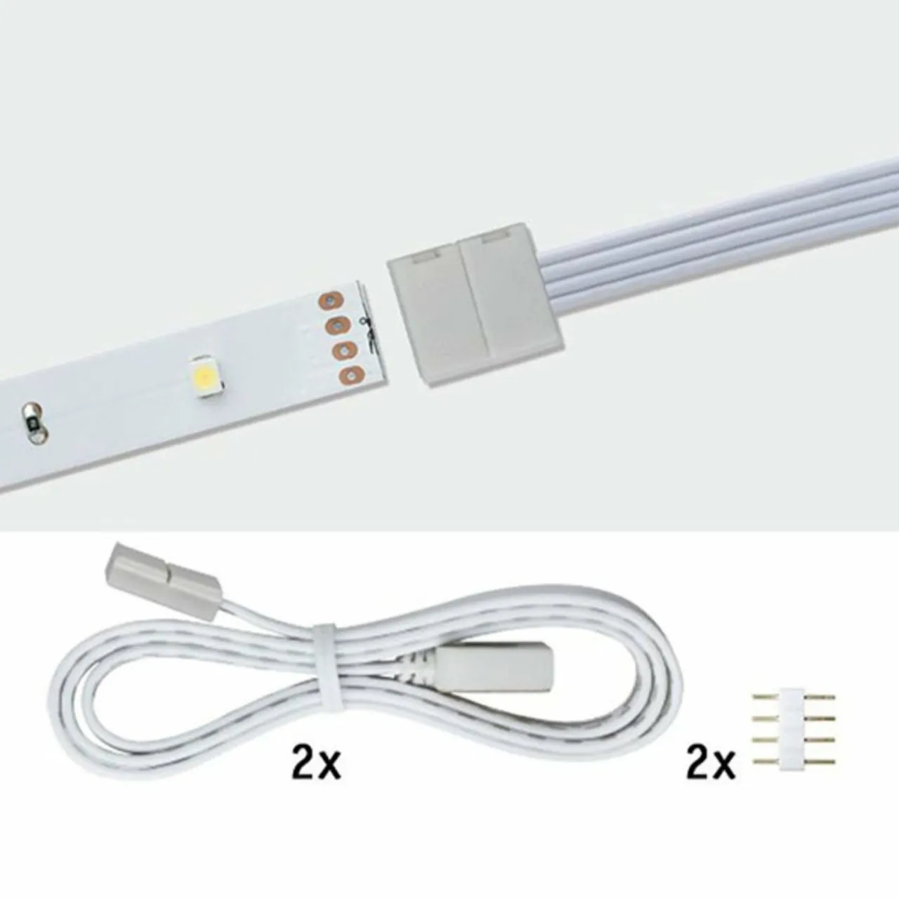 paulmann_yourled_eco_connecteur_clip_par__blanc_5.webp Paulmann YourLED Eco connecteur clip par 2, blanc^ Lampes Décoratives